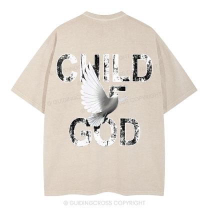 Child Of God Christian Washed T-Shirt