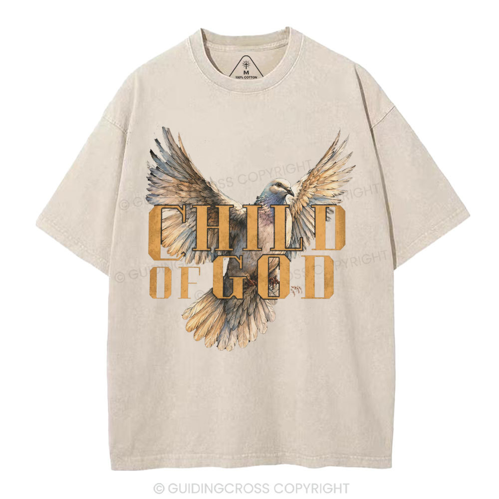Child Of God Christian Washed T-Shirt