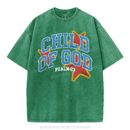 Child Of God Christian Washed T-Shirt