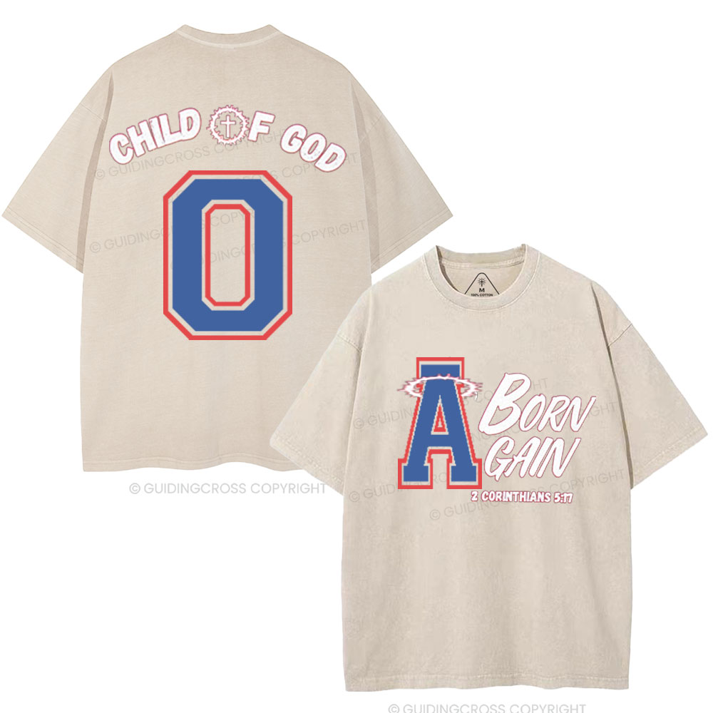 Child Of God Christian Washed T-Shirt