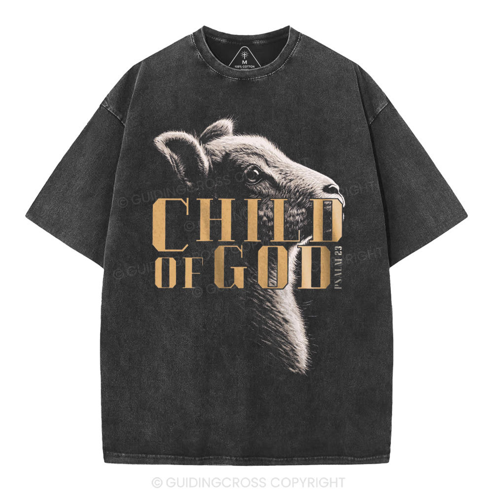 Child Of God Christian Washed T-Shirt
