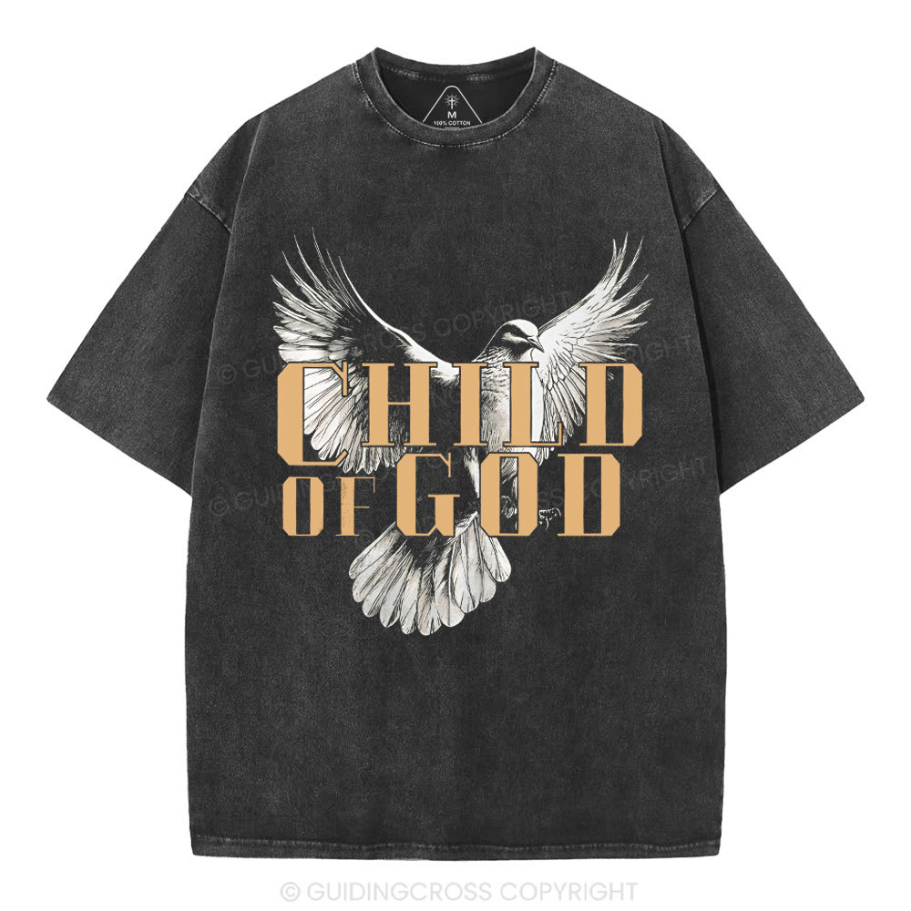 Child Of God Christian Washed T-Shirt