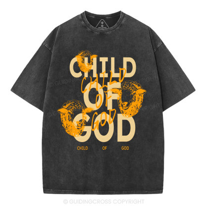 Child Of God Christian Washed T-Shirt