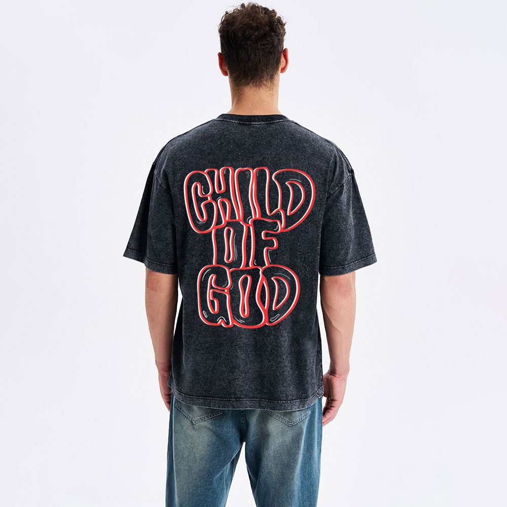 Child Of God Christian Washed T-Shirt