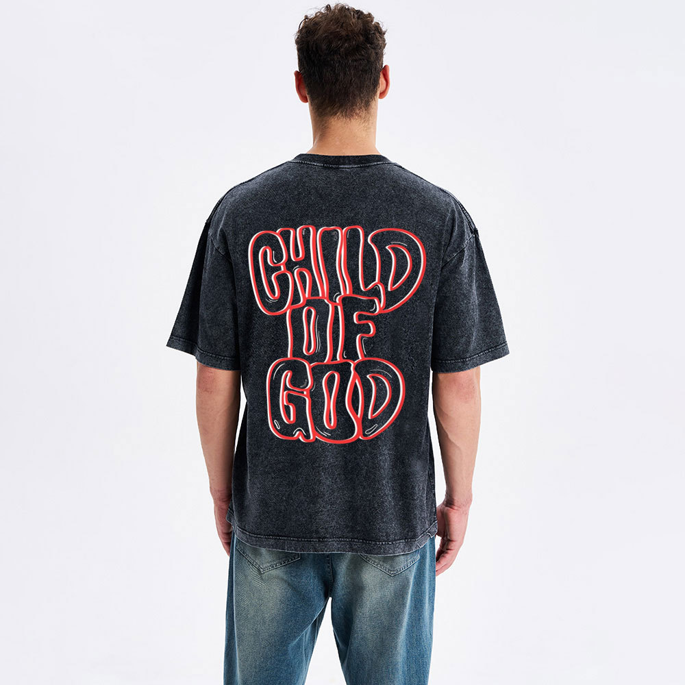 Child Of God Christian Washed T-Shirt