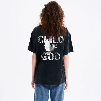 Child Of God Christian Washed T-Shirt