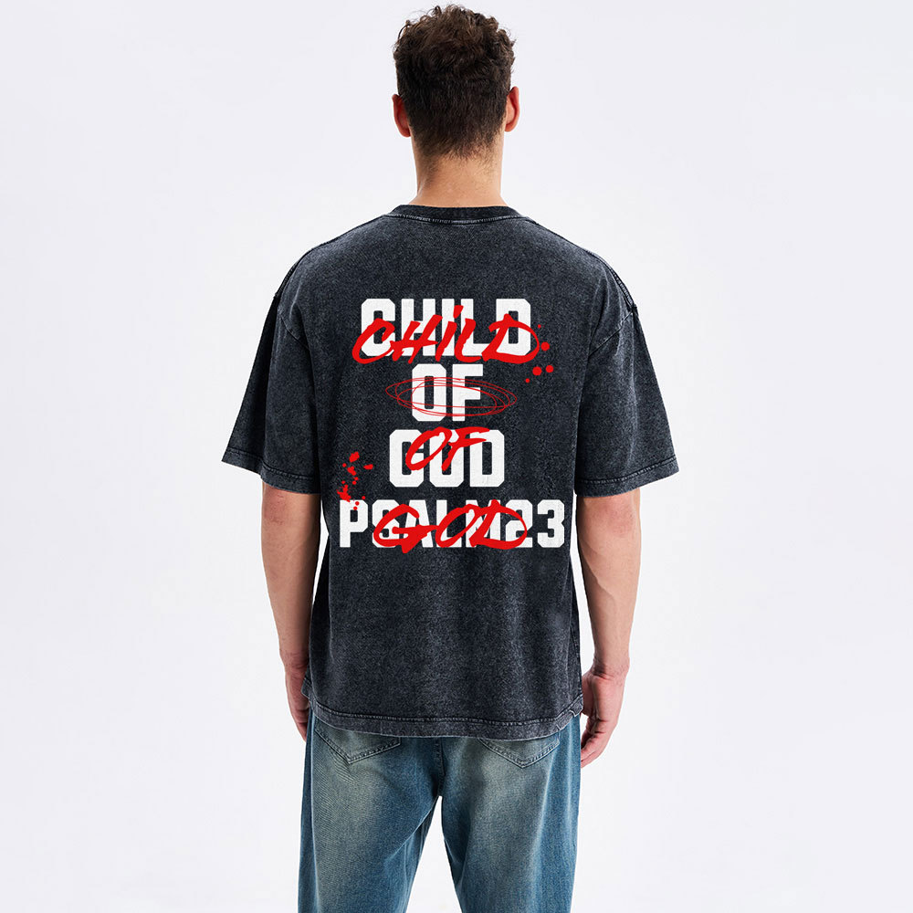 Child Of God Christian Washed T-Shirt