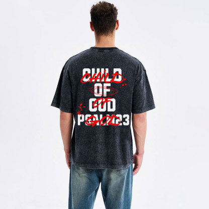 Child Of God Christian Washed T-Shirt