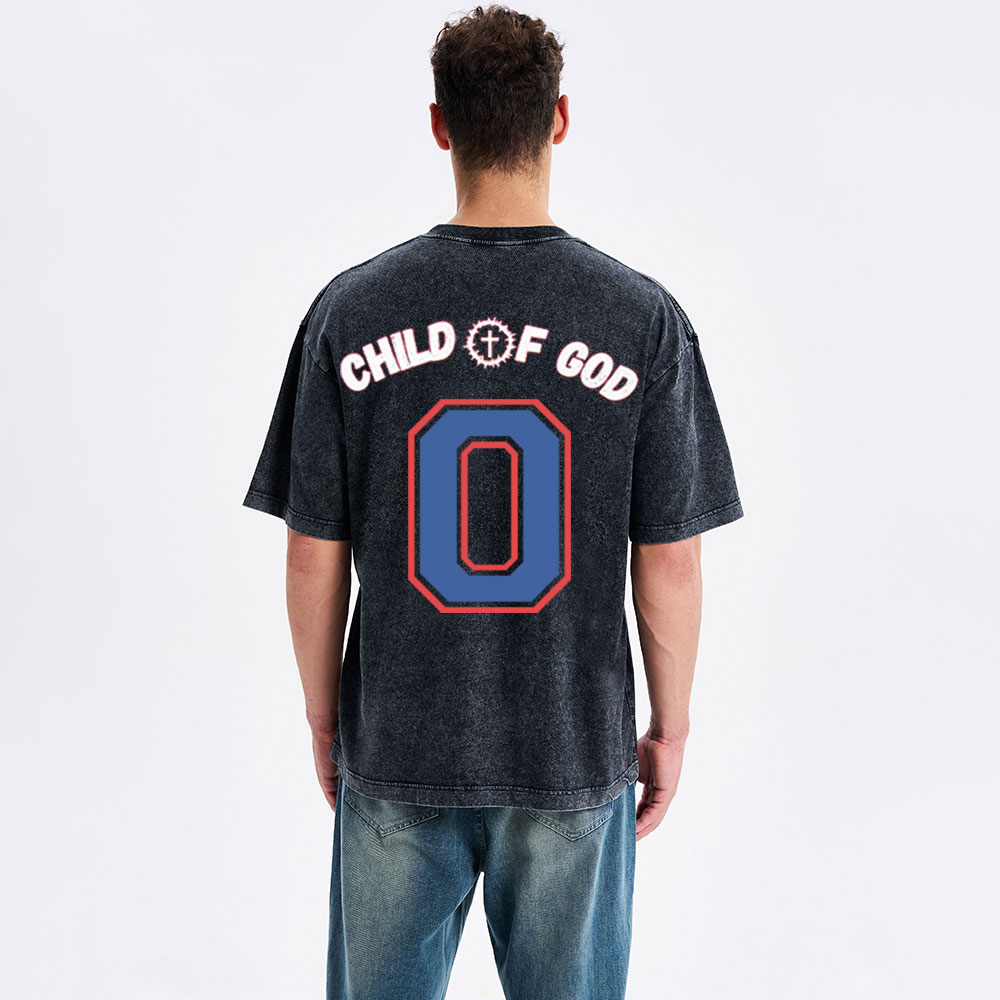 Child Of God Christian Washed T-Shirt