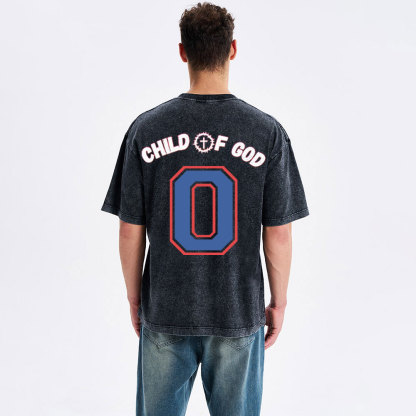 Child Of God Christian Washed T-Shirt