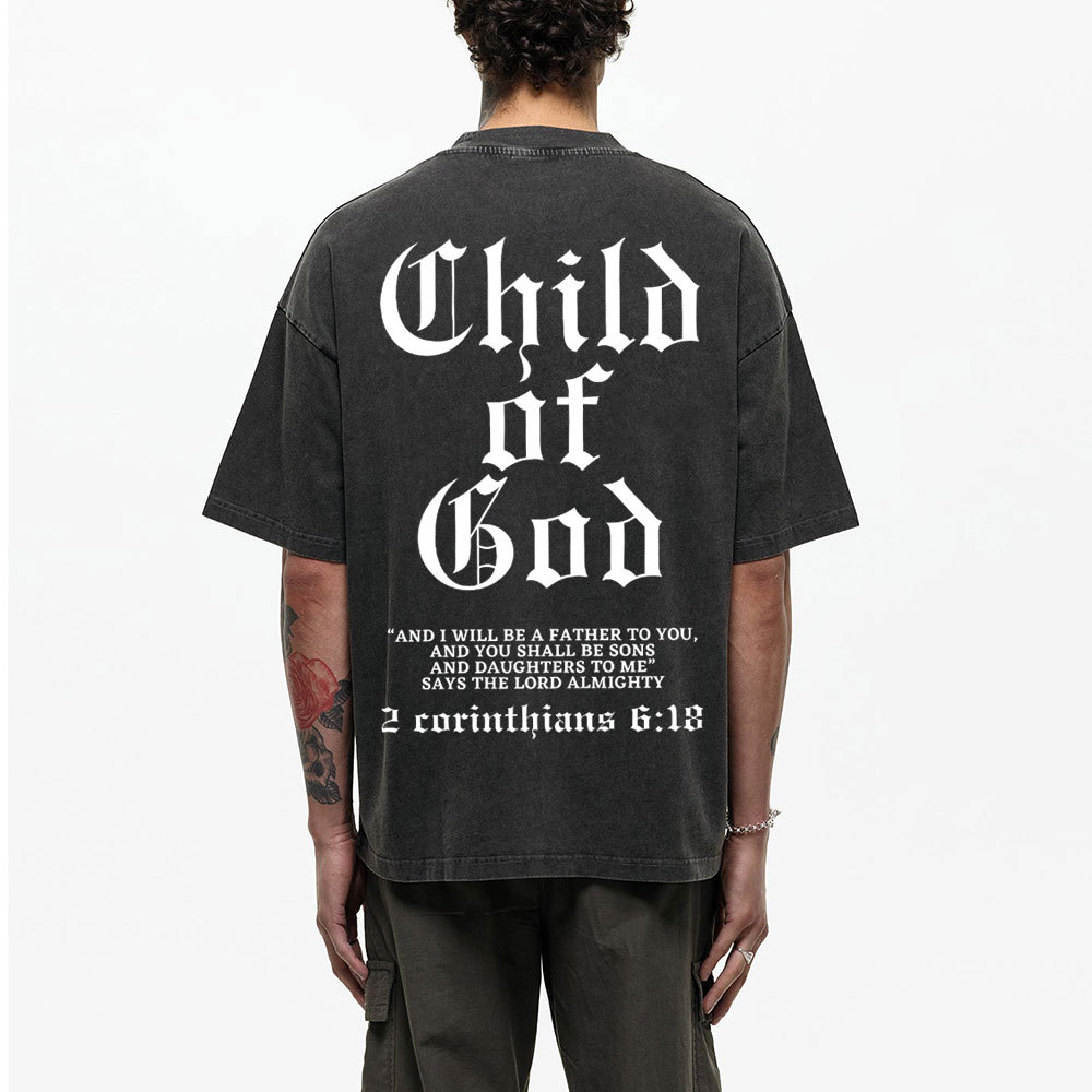 Child Of God Christian Washed T-Shirt