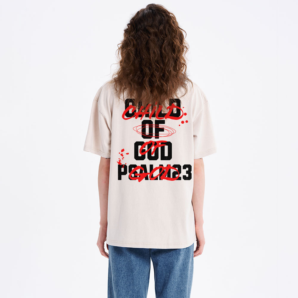 Child Of God Christian Washed T-Shirt