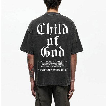 Child Of God Christian Washed T-Shirt