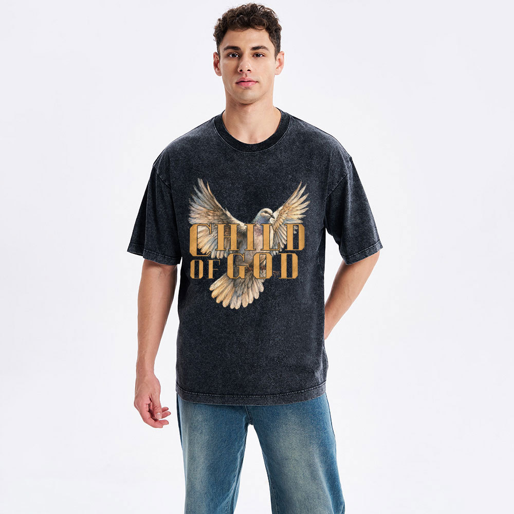 Child Of God Christian Washed T-Shirt