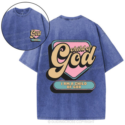 Child Of God Christian Washed T-Shirt