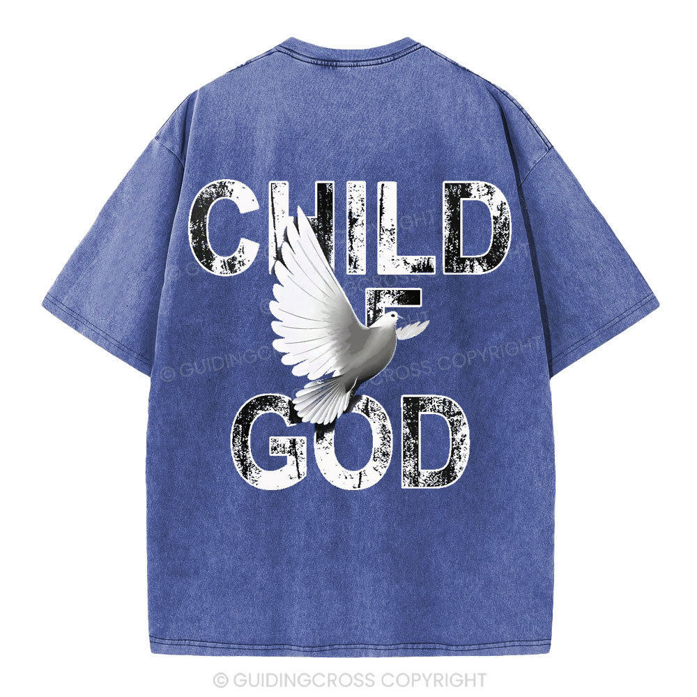Child Of God Christian Washed T-Shirt