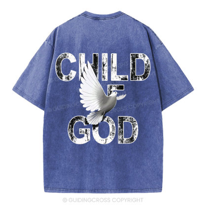 Child Of God Christian Washed T-Shirt