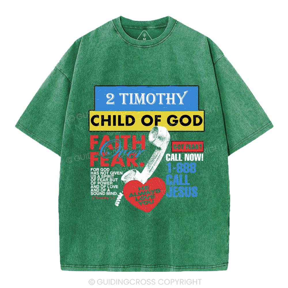 Child Of God Christian Washed T-Shirt