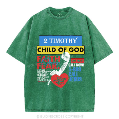 Child Of God Christian Washed T-Shirt
