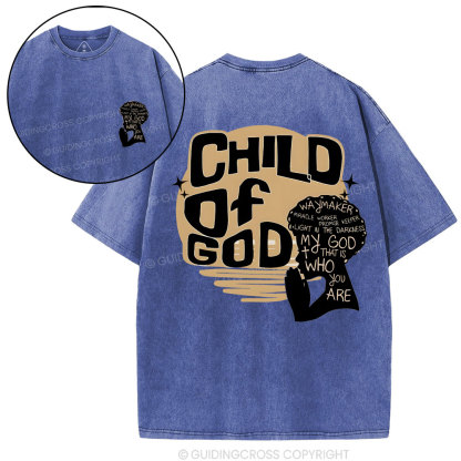 Child Of God Christian Washed T-Shirt