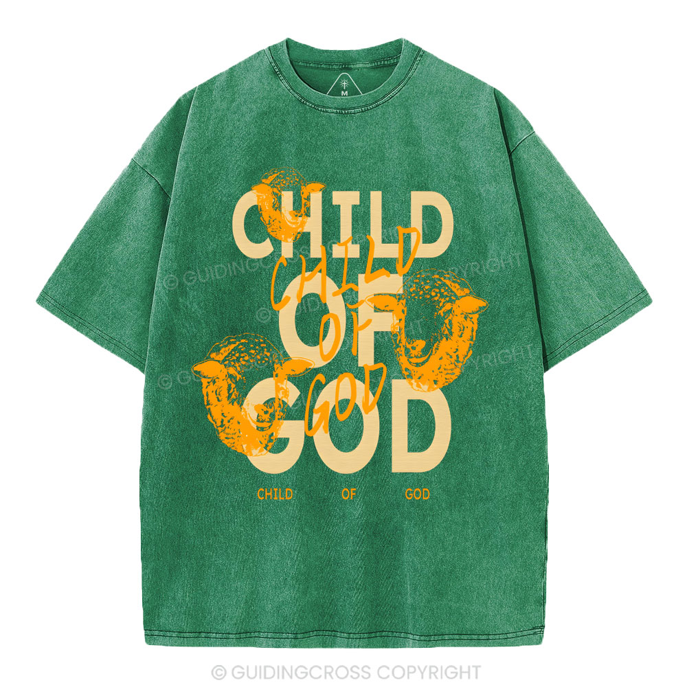 Child Of God Christian Washed T-Shirt