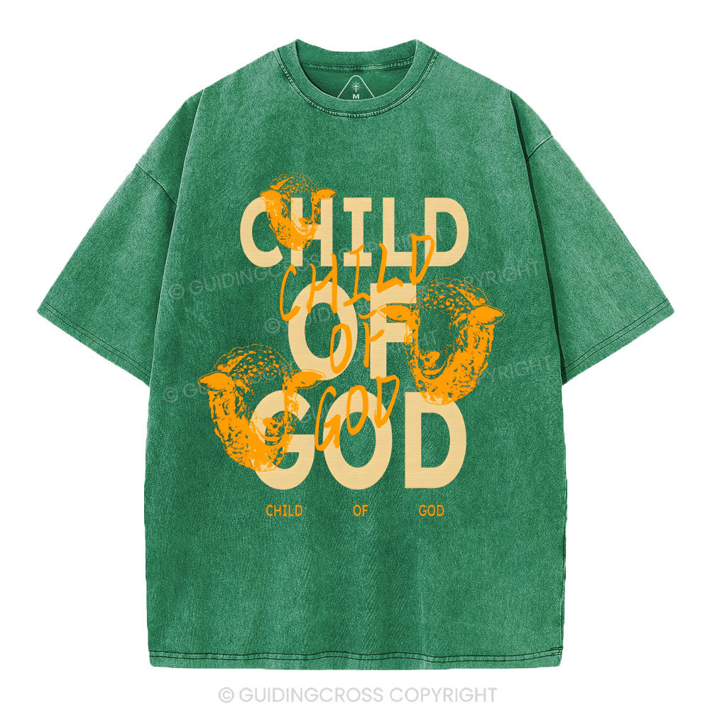 Child Of God Christian Washed T-Shirt