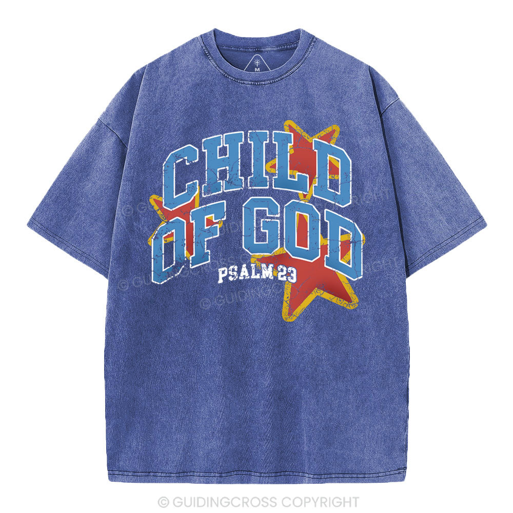 Child Of God Christian Washed T-Shirt