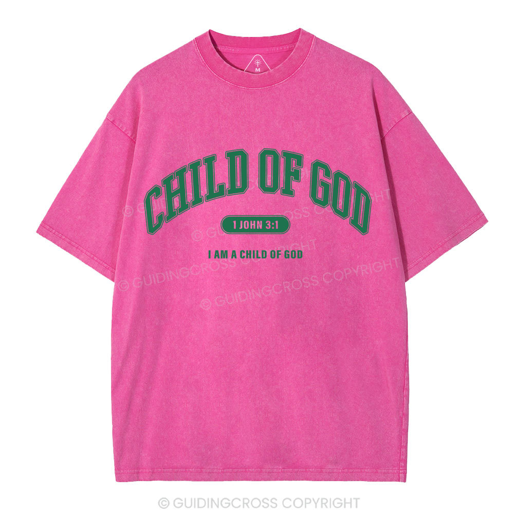 Child Of God Christian Washed T-Shirt
