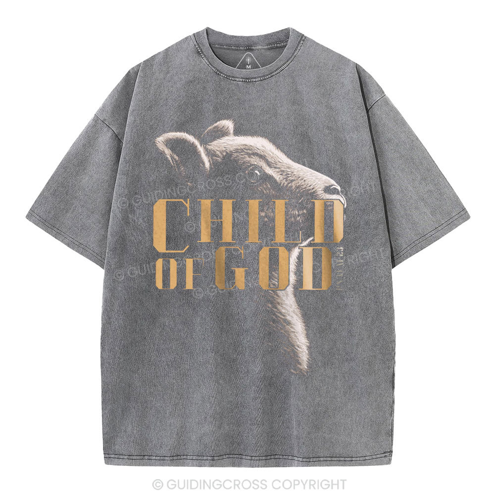 Child Of God Christian Washed T-Shirt