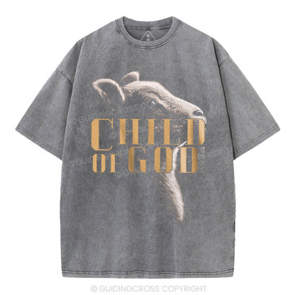 Child Of God Christian Washed T-Shirt