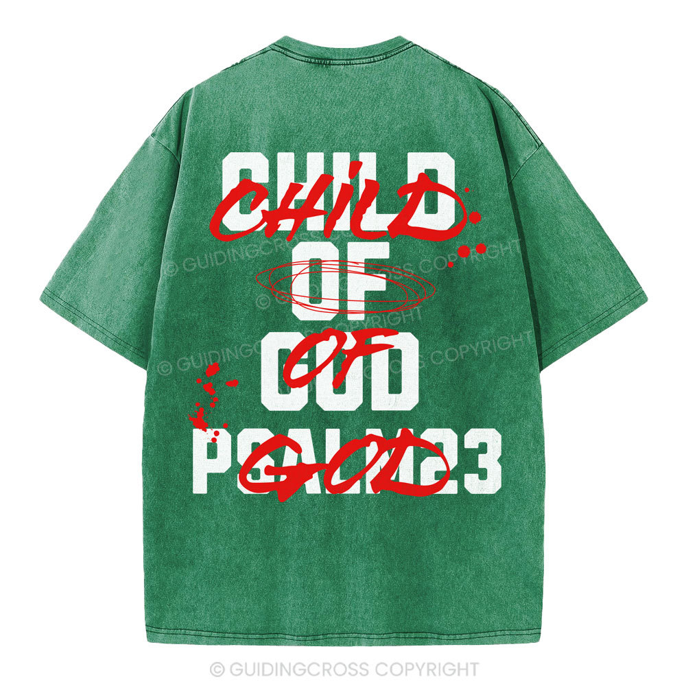 Child Of God Christian Washed T-Shirt