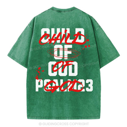 Child Of God Christian Washed T-Shirt