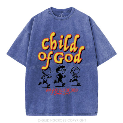 Child Of God Christian Washed T-Shirt