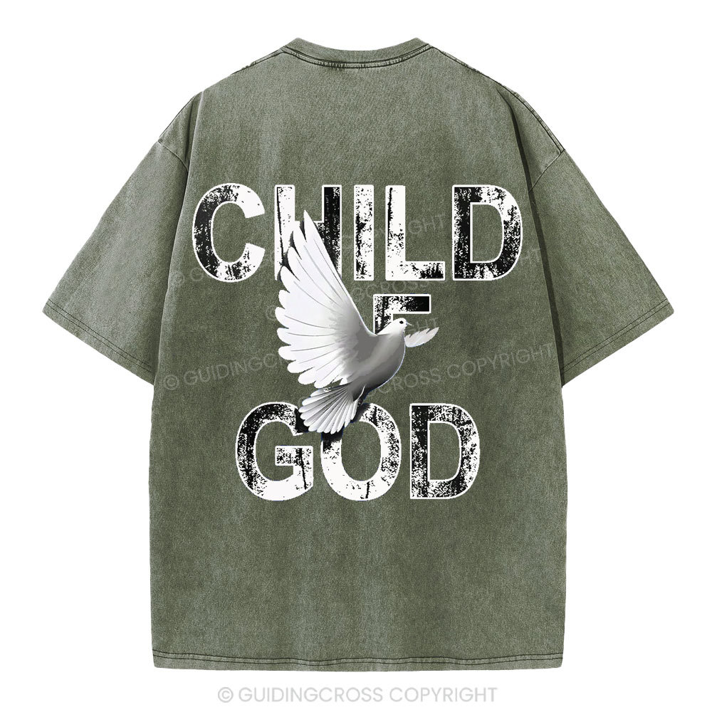 Child Of God Christian Washed T-Shirt