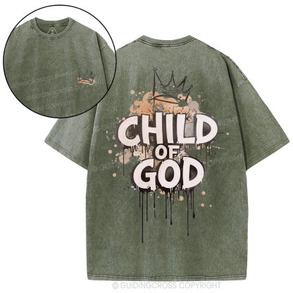 Child Of God Christian Washed T-Shirt