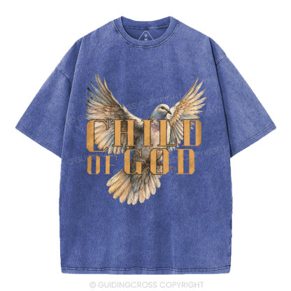 Child Of God Christian Washed T-Shirt