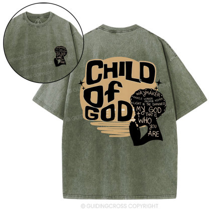 Child Of God Christian Washed T-Shirt