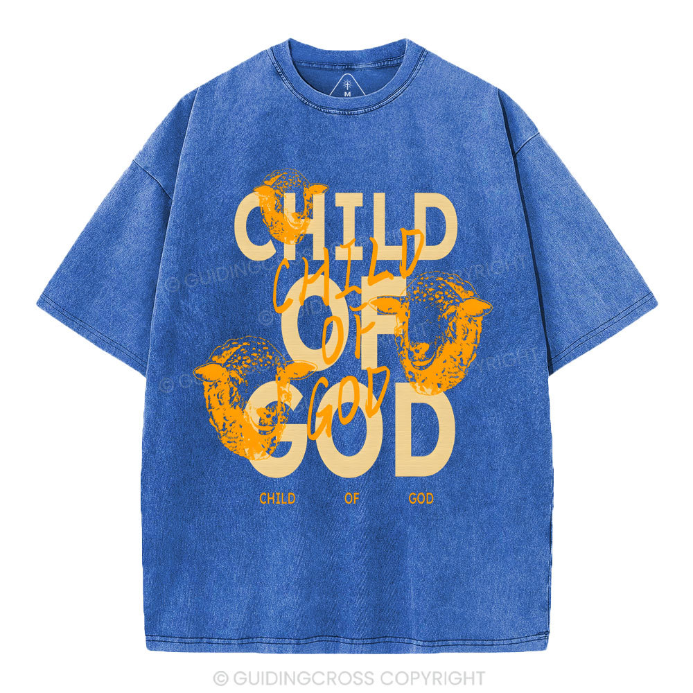 Child Of God Christian Washed T-Shirt