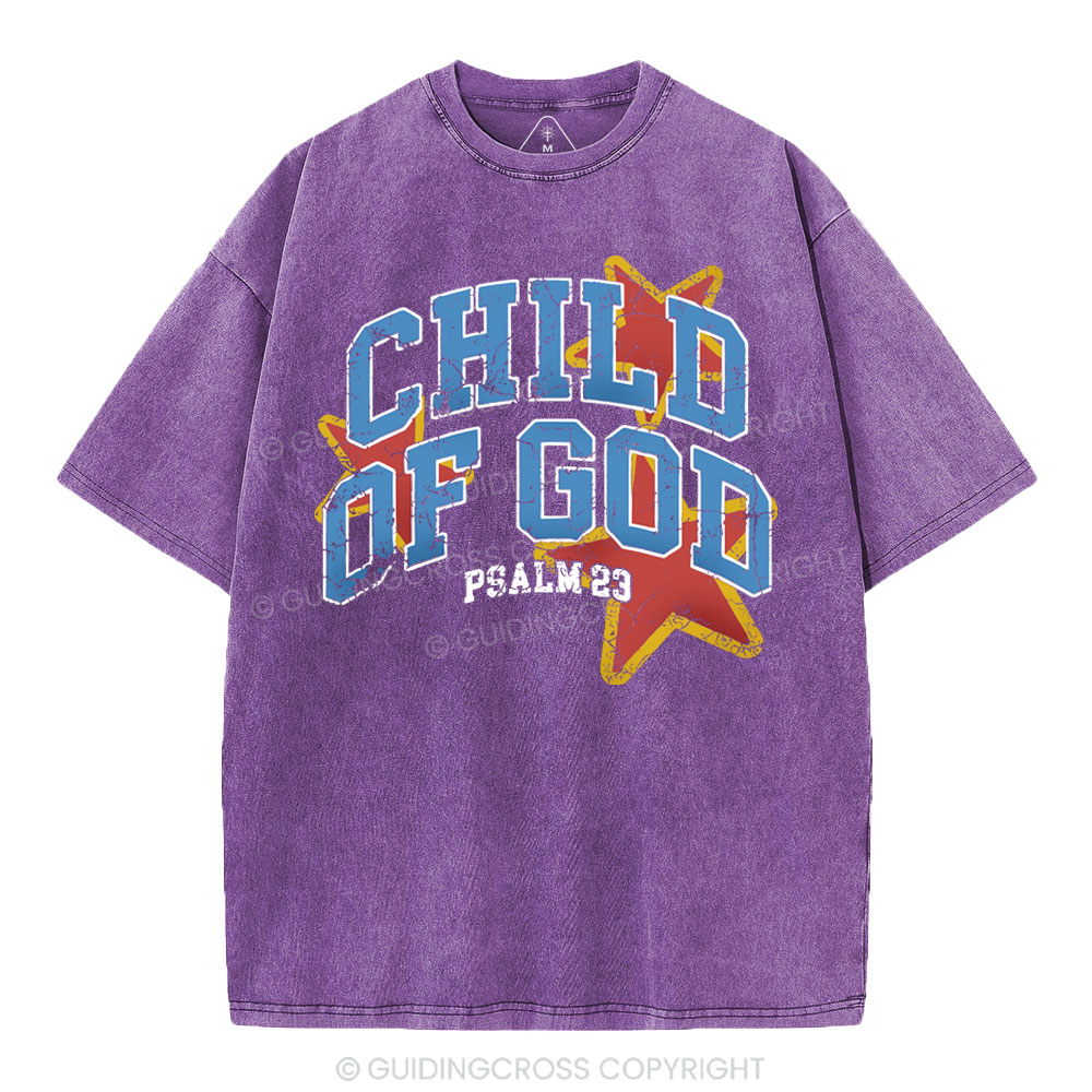 Child Of God Christian Washed T-Shirt