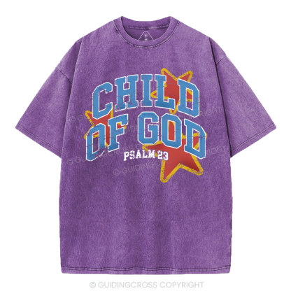 Child Of God Christian Washed T-Shirt