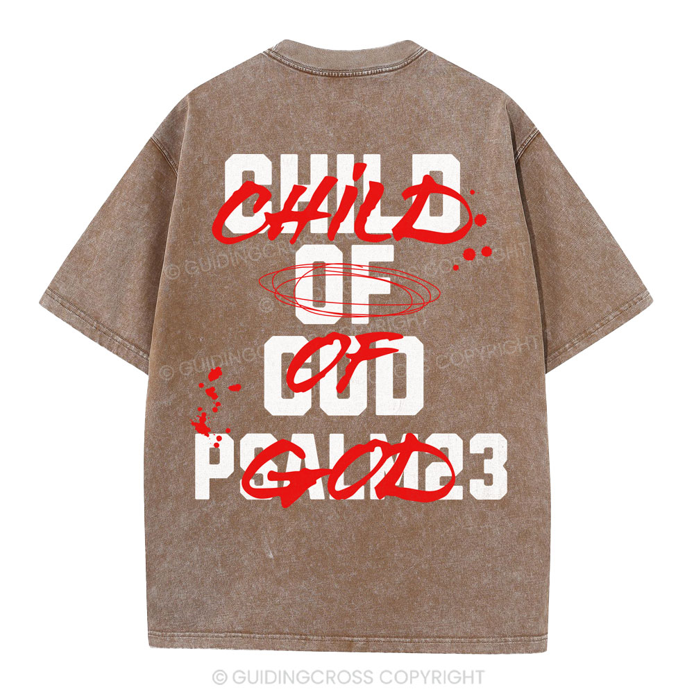 Child Of God Christian Washed T-Shirt