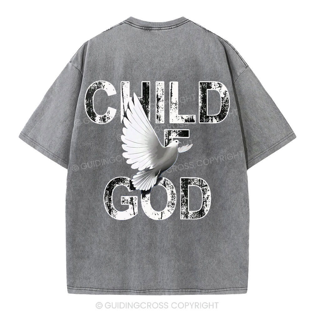 Child Of God Christian Washed T-Shirt