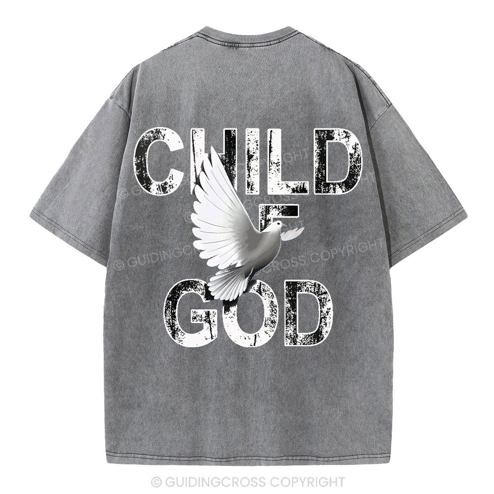 Child Of God Christian Washed T-Shirt