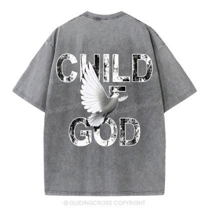 Child Of God Christian Washed T-Shirt