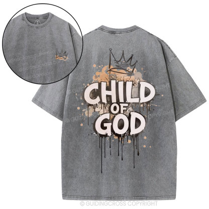 Child Of God Christian Washed T-Shirt