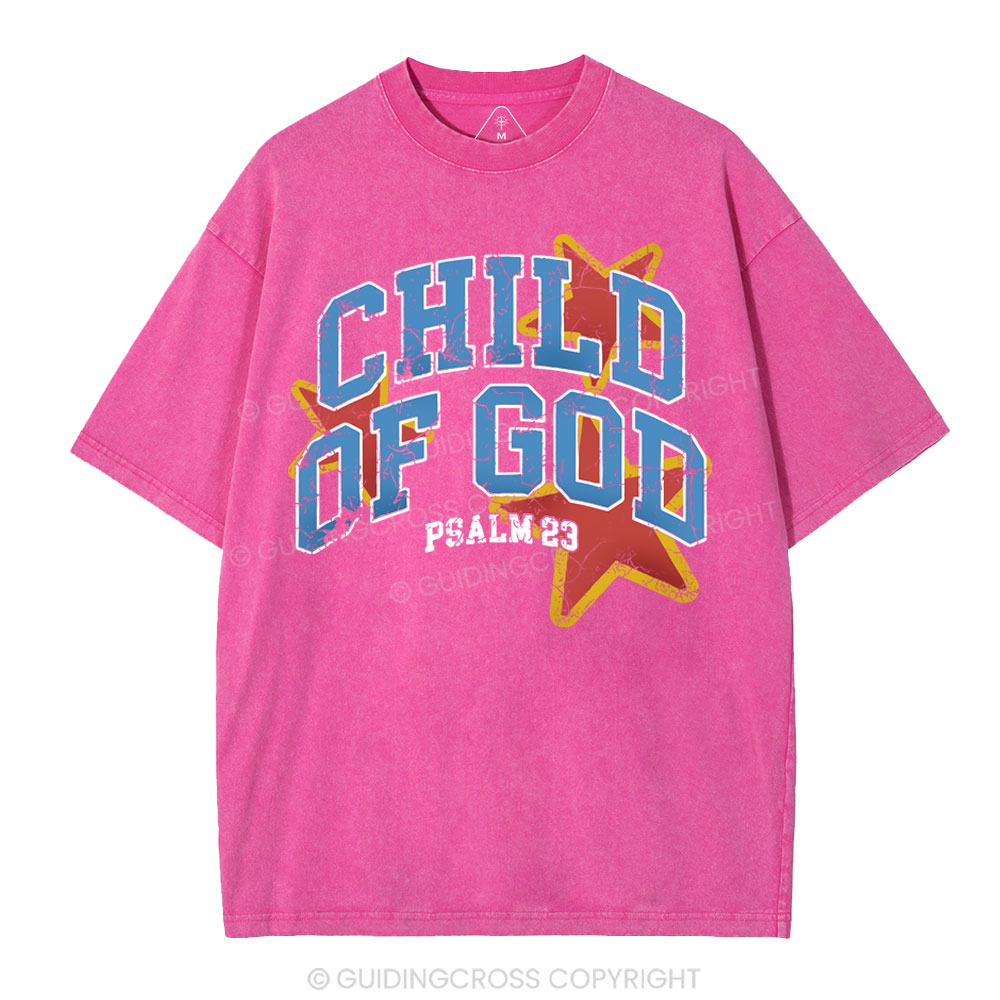 Child Of God Christian Washed T-Shirt