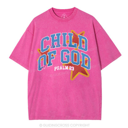 Child Of God Christian Washed T-Shirt