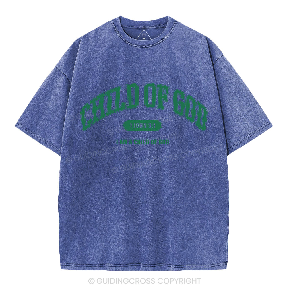Child Of God Christian Washed T-Shirt