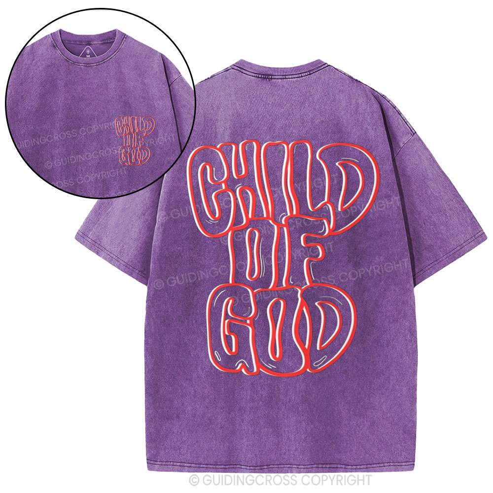 Child Of God Christian Washed T-Shirt