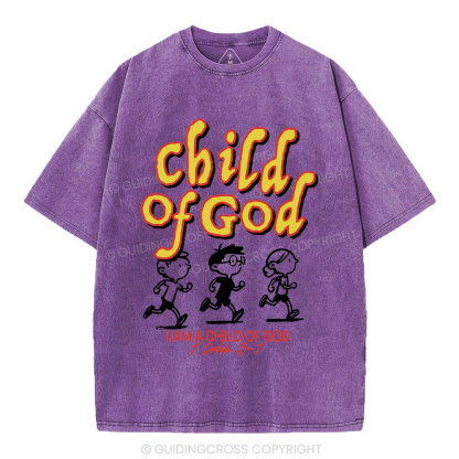 Child Of God Christian Washed T-Shirt